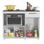 Balcão de Cozinha Cooktop Branco
